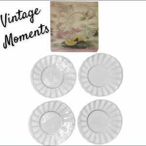 Vintage Anchor Hocking Moments Collection 4 pc set